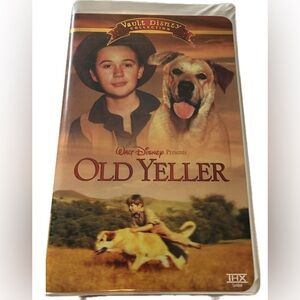 Disney's Old Yeller VHS From the Disney Vault Old Yeller Movie Like New!